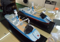 custom made model of 80m Fishing vessel